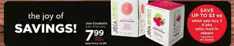 Cub Foods Joia Cocktails offer