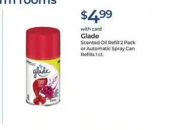 Rite Aid Glade Scented Oil Refill 2 Pack Or Automatic Spray Can Refills offer
