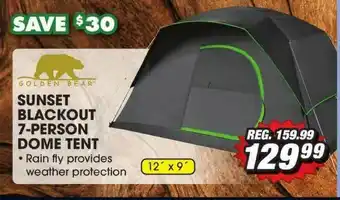 Big 5 Golden Bear Sunset Blackout 7-person Dome Tent offer