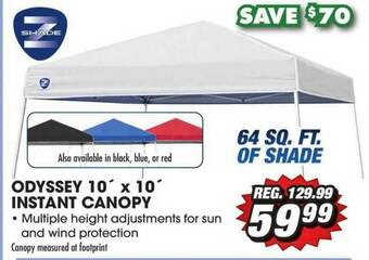 Big 5 Odyssey 10' X 10' Instant Canopy offer
