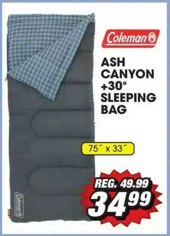 Big 5 Coleman Ash Canyon +30° Sleeping Bag offer