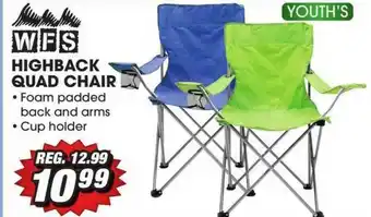 Big 5 Wfs Highback Quad Chair offer