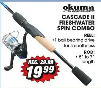 Big 5 Okuma Cascade II Freshwater Spin Combo offer