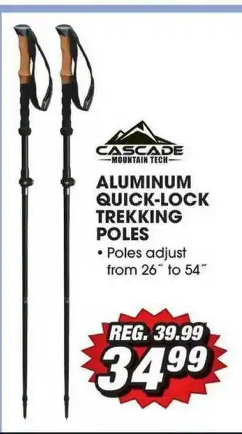 Big 5 Cascade Mountain Tech Aluminum Quick-lock Trekking Poles offer