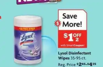 Family Dollar Lysol Disinfectant Wipes offer