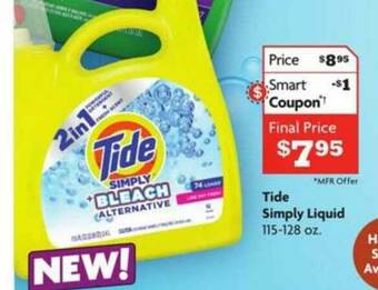 Family Dollar Tide Simply Liquid offer