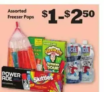 Family Dollar Assorted Freezer Pops offer