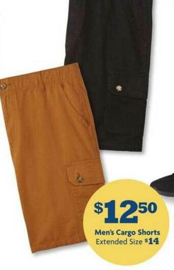 Family Dollar Men's Cargo Shorts offer