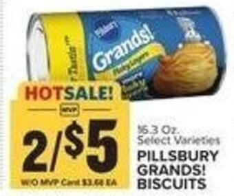 Food Lion Pillsbury Grands Biscuits offer