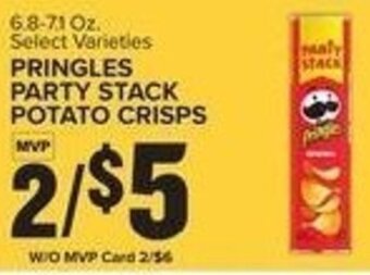 Food Lion Pringles Party Stack Potato Crisps offer