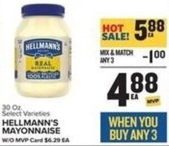 Food Lion Hellmann's Mayonnaise 30 oz offer