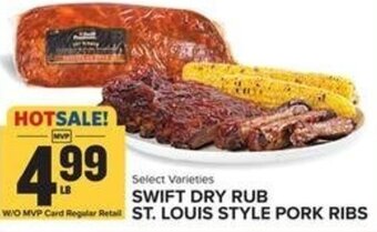 Food Lion Swift Dry Rub St. Louis Style Pork Ribs offer