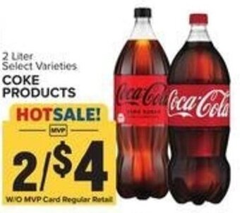 Food Lion 2 Liter Select Varieties COKE PRODUCTS HOTSALE! offer