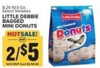 Food Lion 8.25-10.5 Oz. Select Varieties LITTLE DEBBIE BAGGED MINI DONUTS offer