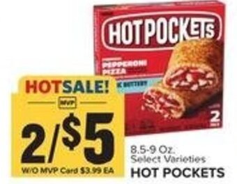 Food Lion 8.5-9 Oz. Select Varieties HOT POCKETS offer