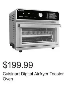 Costco Cuisinart digital airfryer toaster oven offer