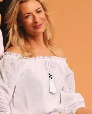 Macy's Lauren ralph lauren off-the-shoulder jersey eyelet blouse offer