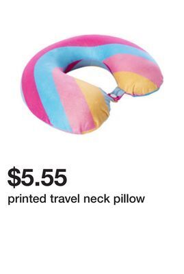 Five Below Printed travel neck pillow offer