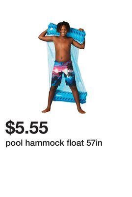 Five Below Pool hammock float 57in offer