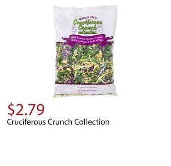 Trader Joe's Cruciferous crunch collection offer