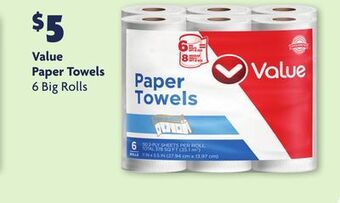 Family Dollar Value paper towels offer