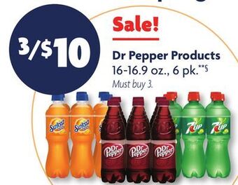 Family Dollar Dr pepper products offer