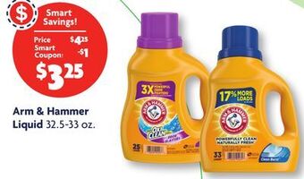 Family Dollar Arm & hammer liquid offer