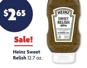 Family Dollar Heinz sweet relish offer
