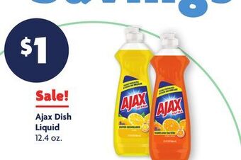 Family Dollar Ajax dish liquid offer