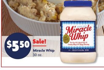Family Dollar Miracle whip offer
