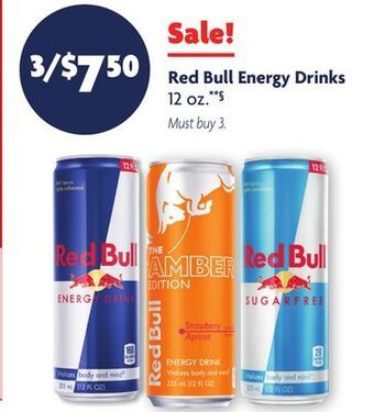 Family Dollar Red bull energy drinks offer