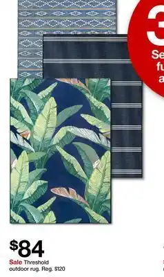 Target Threshold outdoor rug offer