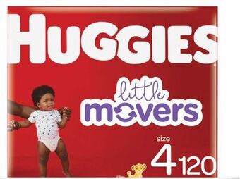 Target Huggies little movers 120-ct. disposable diapers offer