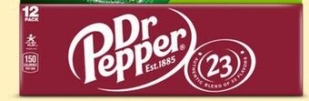 Target Dr pepper and more 12-pk. soda offer