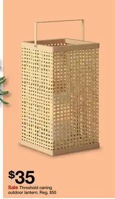 Target Threshold caning outdoor lantern offer