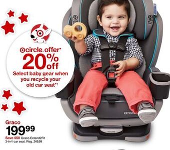 Target Graco extend2fit 3-in-1 car seat offer