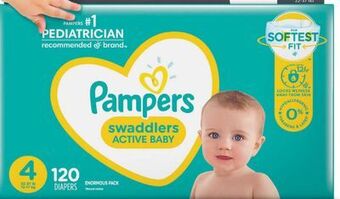 Target Pampers swaddlers 120-ct. enormous-pack diapers offer