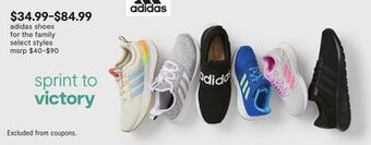 JC Penney Adidas shoes for the family offer