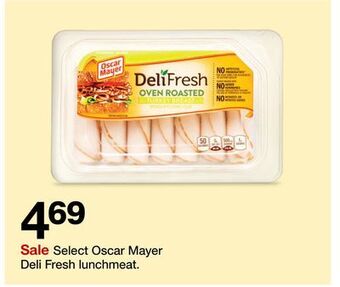 Target Oscar mayer deli fresh lunchmeat offer