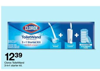 Target Clorox toiletwand 3-in-1 starter kit offer