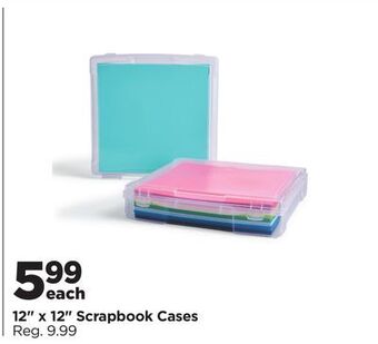 Michaels 12 x 12 scrapbook cases offer