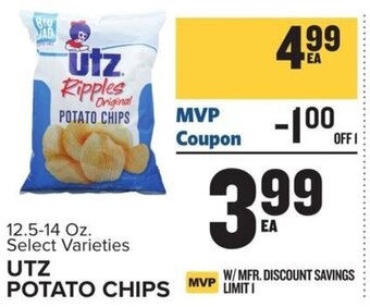 Food Lion UTZ POTATO CHIPS offer