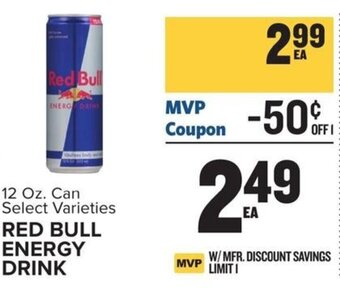 Food Lion 12 Oz. Can Select Varieties RED BULL ENERGY DRINK offer