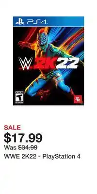 Game Stop Wwe 2k22 - playstation 4 offer