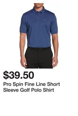 Belk Pro spin fine line short sleeve golf polo shirt offer