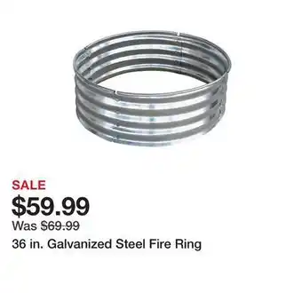 Tractor Supply Company 36 in. galvanized steel fire ring offer