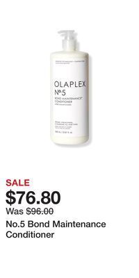 Ulta Beauty No.5 bond maintenance conditioner offer