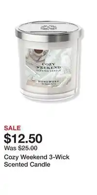 Ulta Beauty Cozy weekend 3-wick scented candle offer
