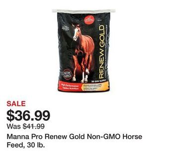 Tractor Supply Company Manna pro renew gold non-gmo horse feed, 30 lb. offer