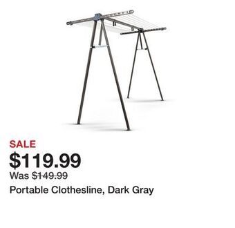 Tractor Supply Company Portable clothesline, dark gray offer